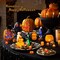 Halloween 24 Pack Orange Tea Light Candles, Battery Operated LED Tealights, Small Pumpkins Lights, Flameless, Electric Fake Tea Candles